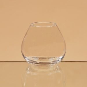 *Clear Glass Oval Wedge Vase #79363 (NWT)